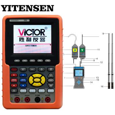 Contains a 3.5-inch true color LCD screen smart intelligent wireless high voltage voice phase checking instrument